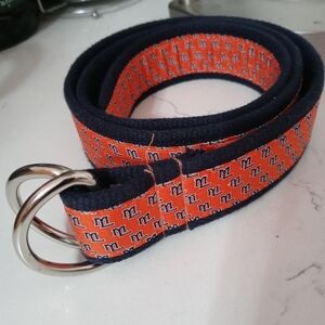 Vineyard Vines Mountain Lakes Educational Foundation 100% Cotton Canvas Belt